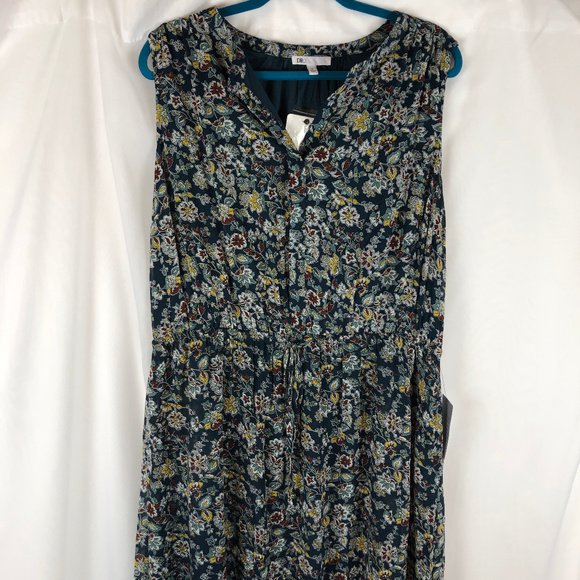 DR2 by Daniel Rainn Sleeveless Teal Maxi Dress - Picture 4 of 8